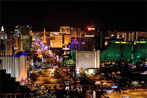 Las Vegas Strip at night